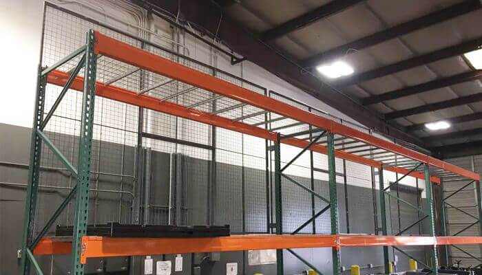 Welded Mesh Panel for stacking shelf