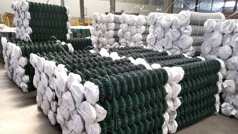 Chain Link Fence Packing and stock Chain Link Fence Packing and stock