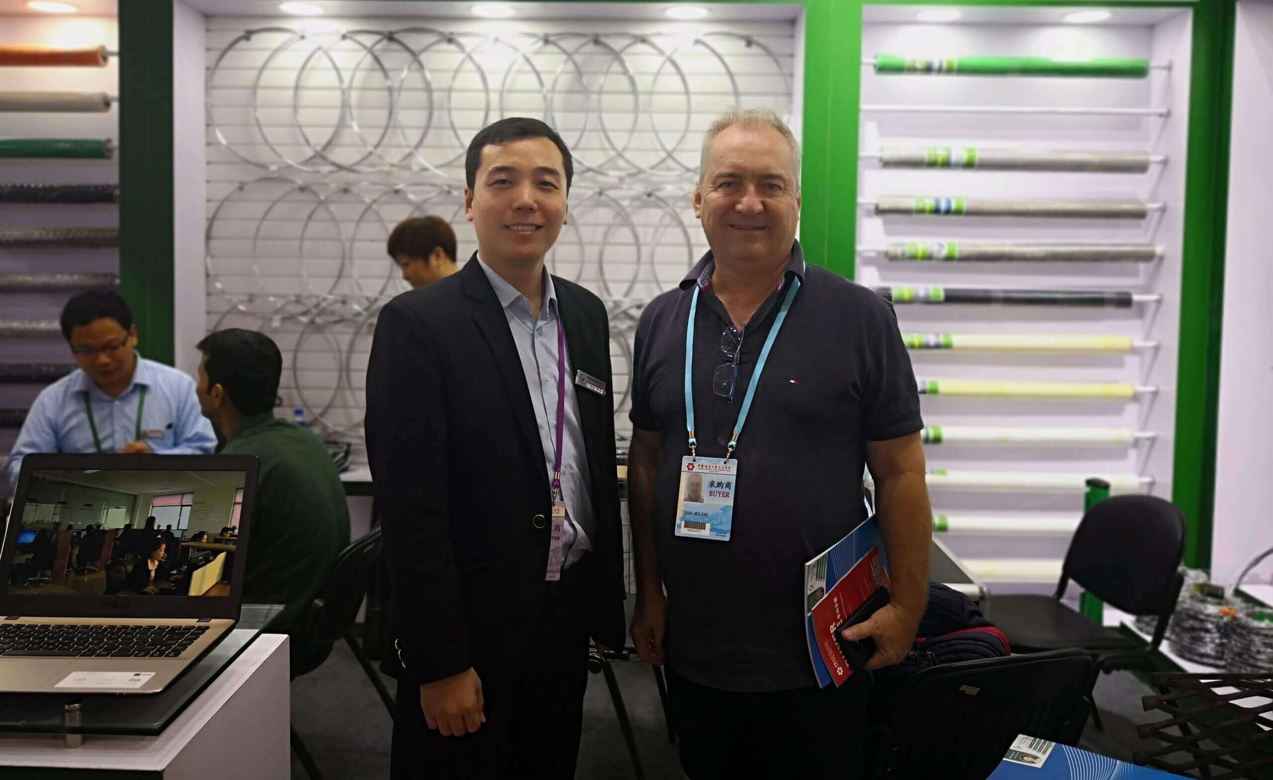 shengsen exhition at the canton fair