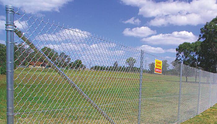 Chain Link Fence without Top Rail