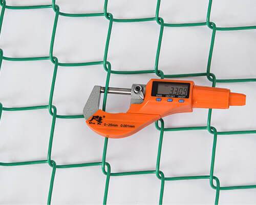 Chain Link Fence Wire Diameter Measurement Chain Link Fence Wire Diameter Measurement