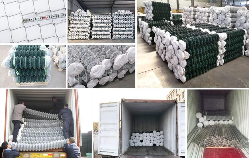 PVC Coated Chain Link Fence Packaging PVC Coated Chain Link Fence Packaging