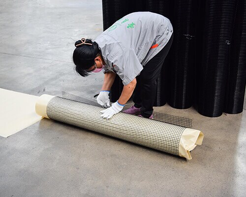 Welded Wire Mesh Roll Waterproof Paper Packing Welded Wire Mesh Roll Waterproof Paper Packing