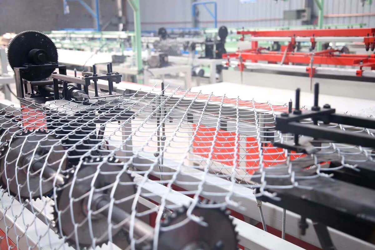 chain link fence manufacturing plant