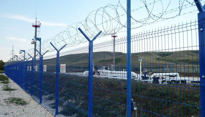 3D fence Blue PVC Coated 3D fence Blue PVC Coated