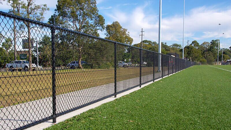 Black Chain Link Fence Black Chain Link Wire Mesh Fence