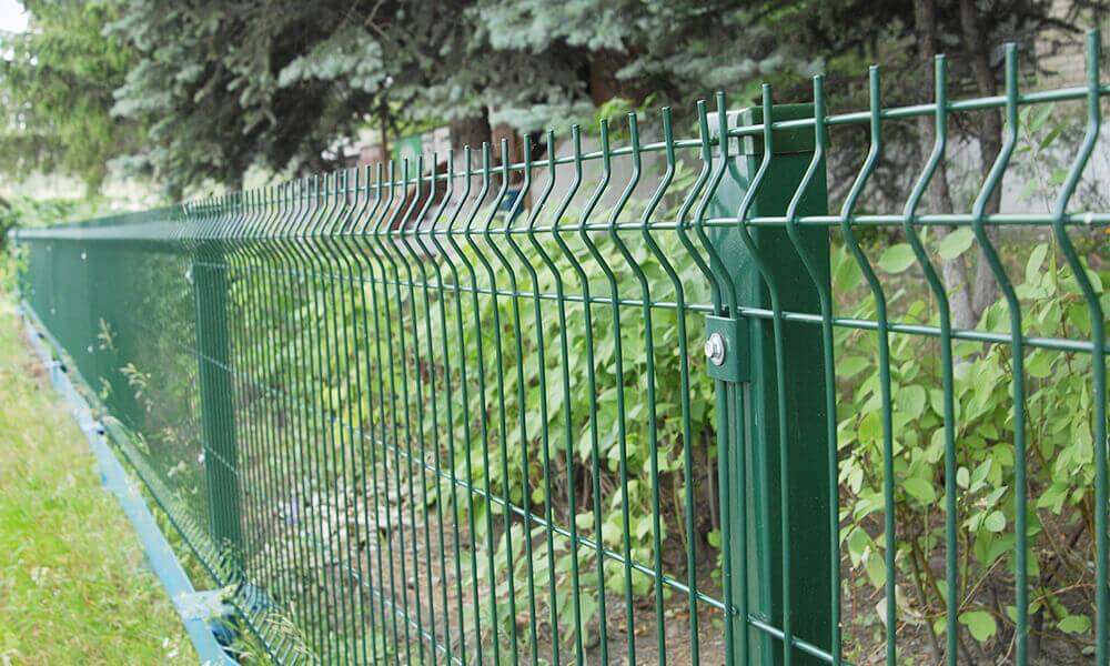 Green PVC Coated 3D Panel Fence Green PVC Coated 3D Panel Fence