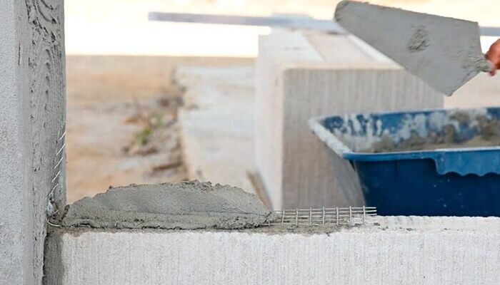 Masonry Tie Mesh In Concrete