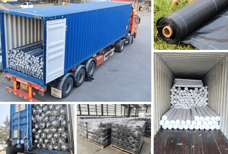 Weed Barrier Packing and Loading (1) Weed Barrier Packing and Loading