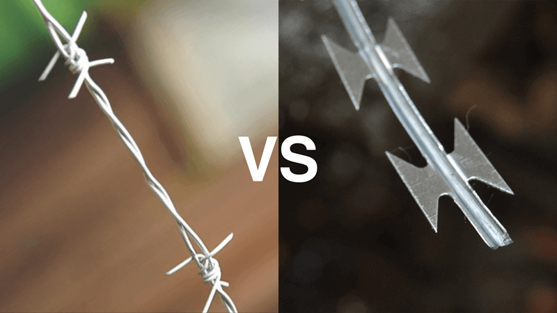 Barbed Wire vs. Razor Wire