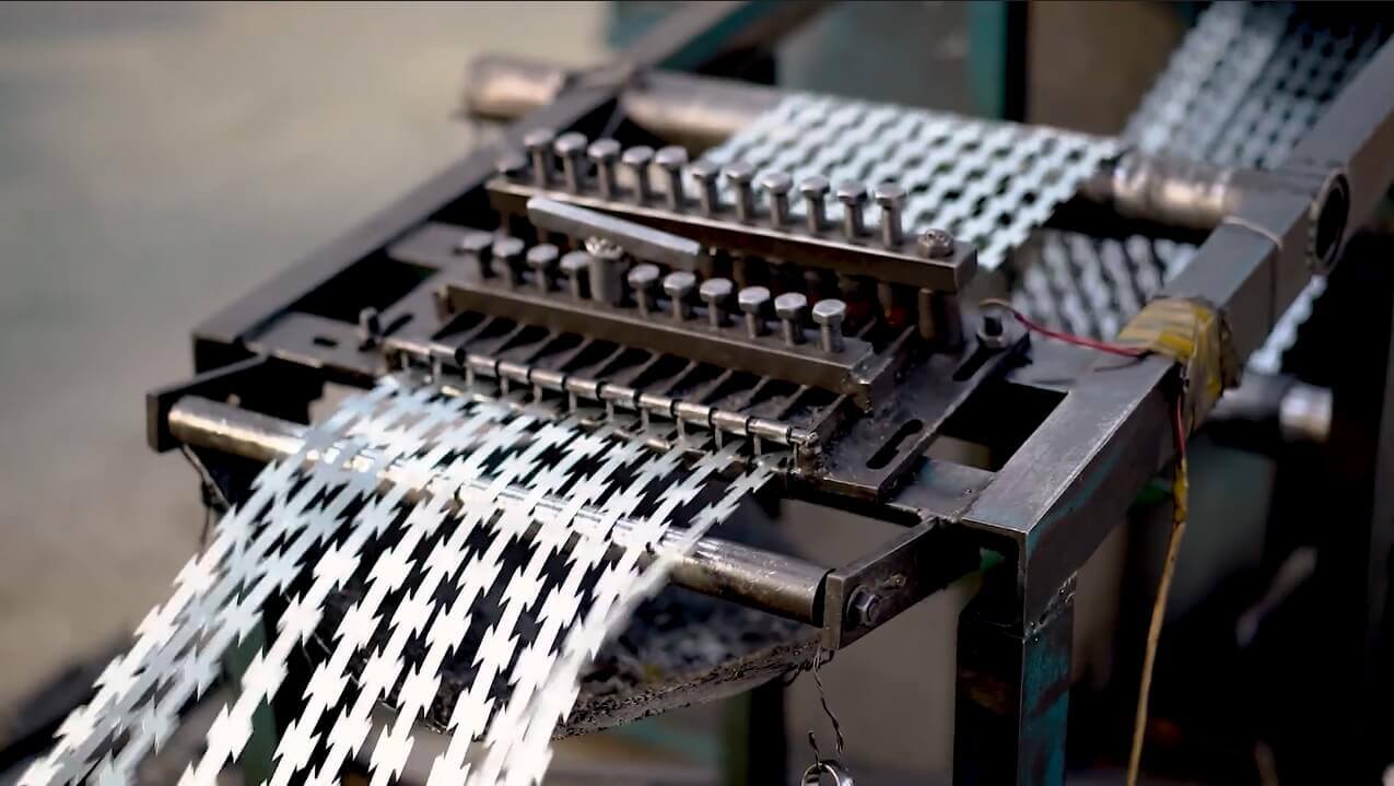 Razor Wire Blade In Manufacturing