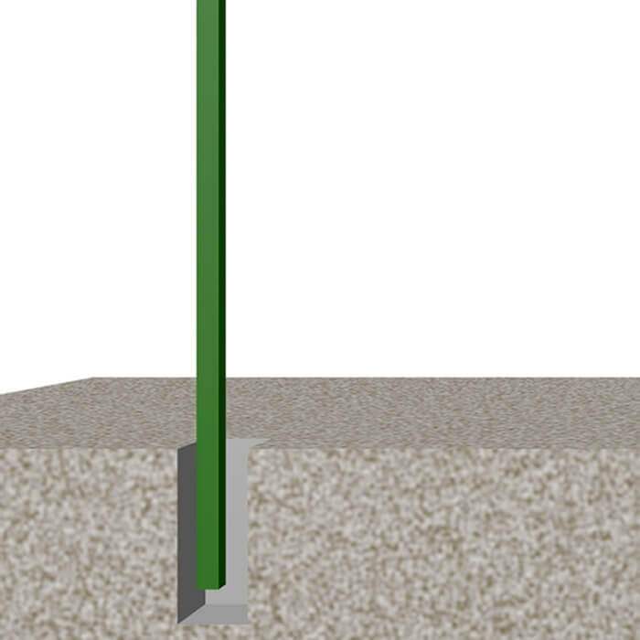 Mesh Fence Dig-in Post