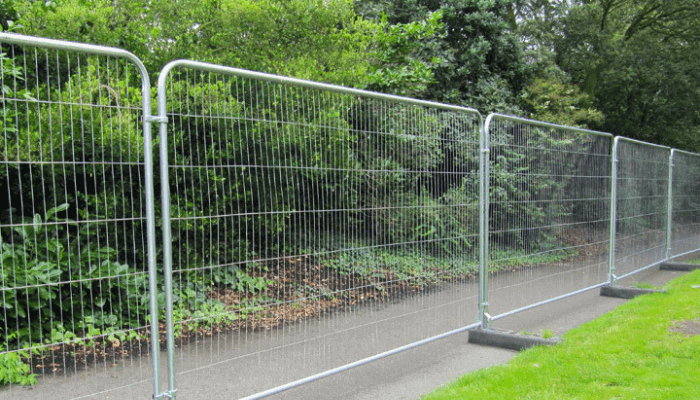 Round Top Temporary Fence