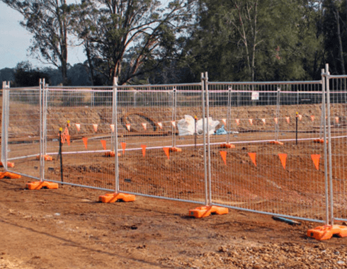 Temporary Fence for Protection