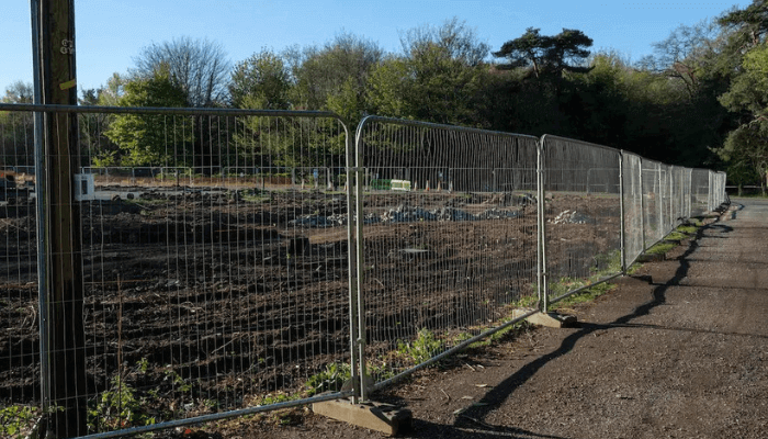 Welded Metal Temporary Fence