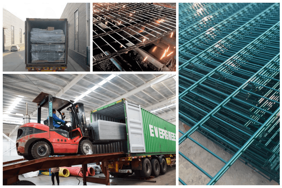 Double Wire Fence Delivery