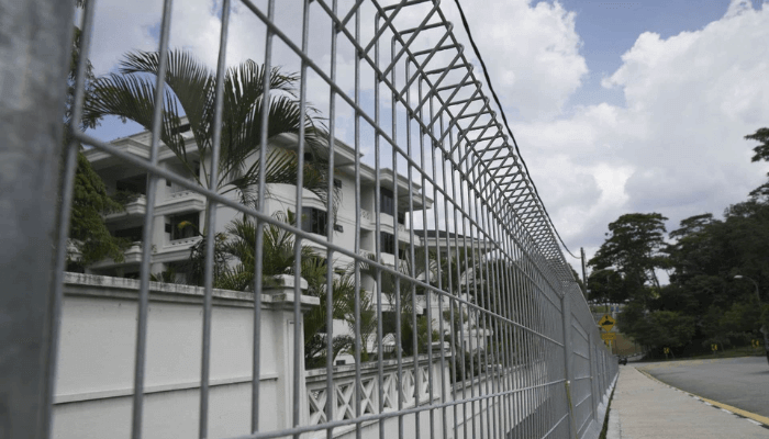 Galvanized BRC Fence