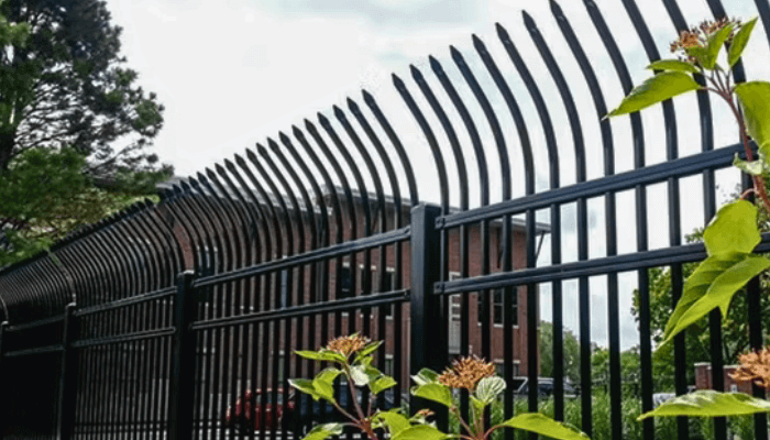Anti-Climb Curved Steel Fence Anti-Climb Curved Steel Fence