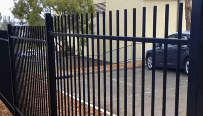 Rod Top Steel Picket Fence Rod Top Steel Picket Fence