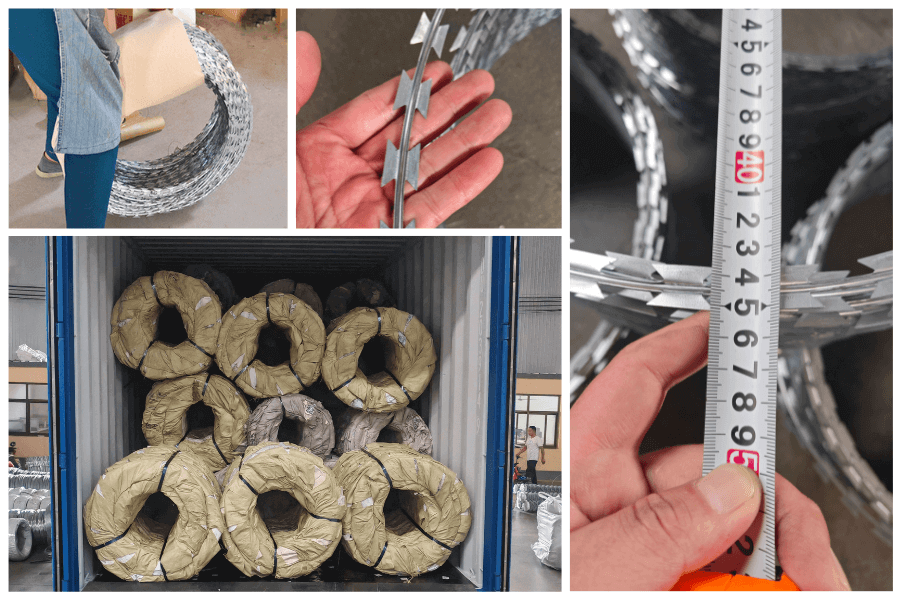 Razor Wire Delivery and Loading