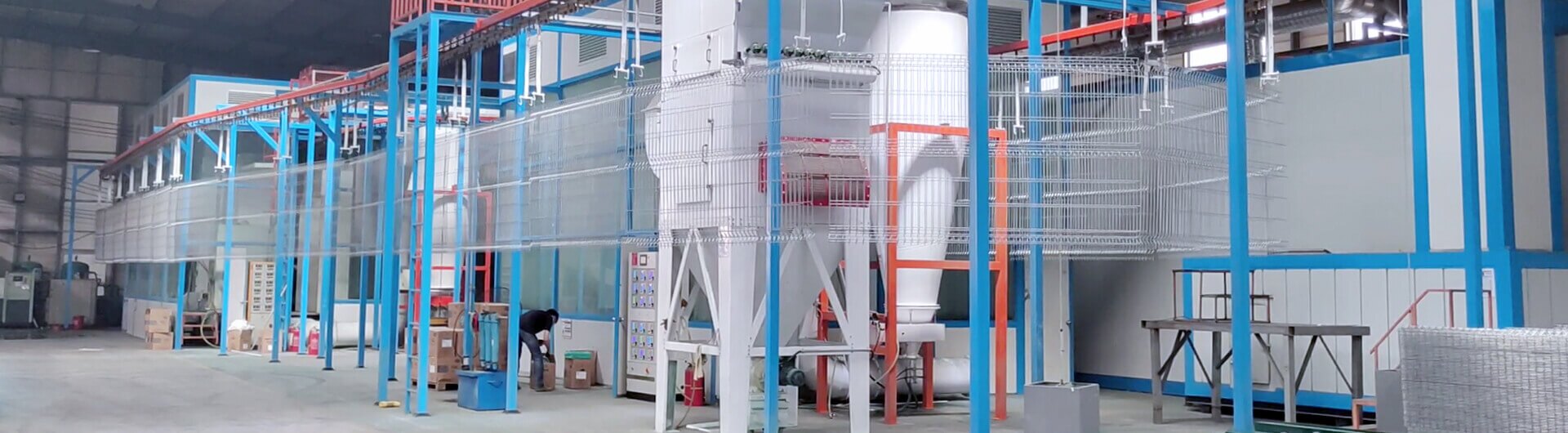 Shengsen Metal Fence Powder Coating Production Lines
