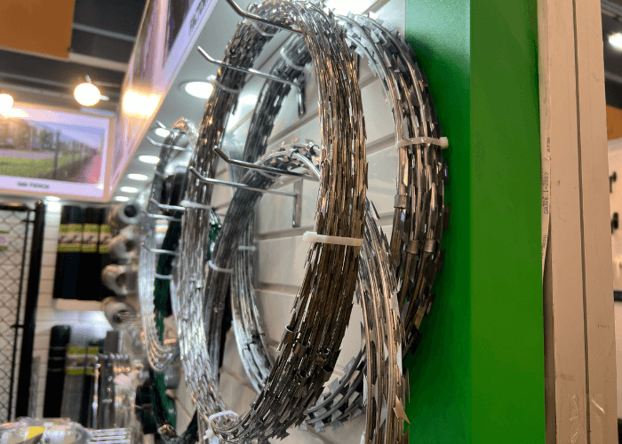 Shengsen Canton Fair 17 razor wire, shengsen metal canton fair booth